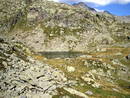 Lago del Piatto unterhalb des Passo Fornale (mit einladenden Biwakplätzen) 